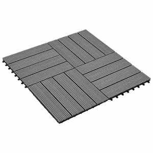 vidaXL Terrassiplaat 22 tk Hall 30 x 30 cm WPC