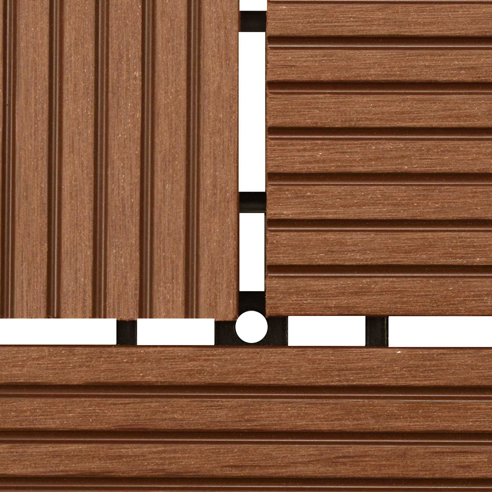 Laudat 22 pcs Ruskea 30 x 30 cm WPC - Image 6