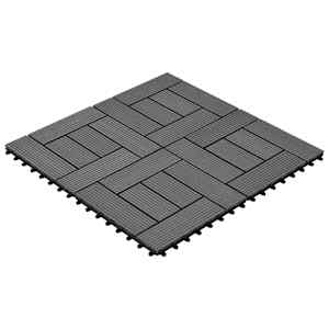 vidaXL Terrassiplaat 22 tk Hall 30 x 30 cm WPC