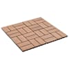 vidaXL Terrassiplaat 22 tk Pruun 30 x 30 cm WPC