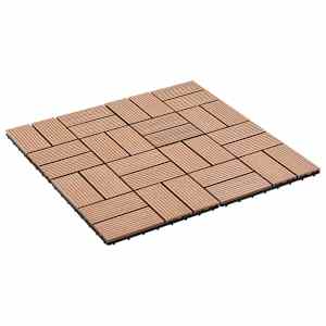 vidaXL Terrassiplaat 22 tk Pruun 30 x 30 cm WPC