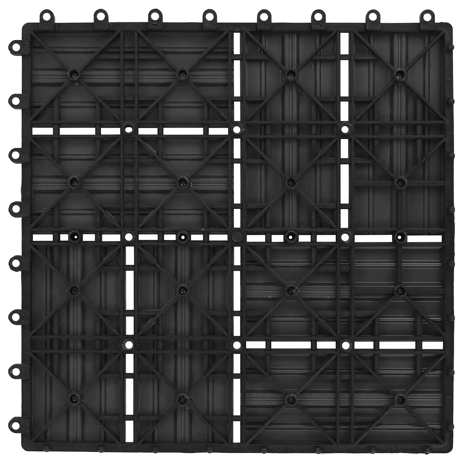 Laudat 22 pcs Musta 30 x 30 cm WPC - Image 3