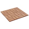 vidaXL Terrassiplaat 22 tk Tiikpuu 30 x 30 cm WPC