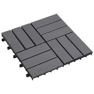 vidaXL Terrassiplaat 30 tk Hall 30 x 30 cm Akaatsia puit