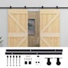 vidaXL Libisev uks 2 tk 80 x 210 cm Toekas m&auml;nnipuit