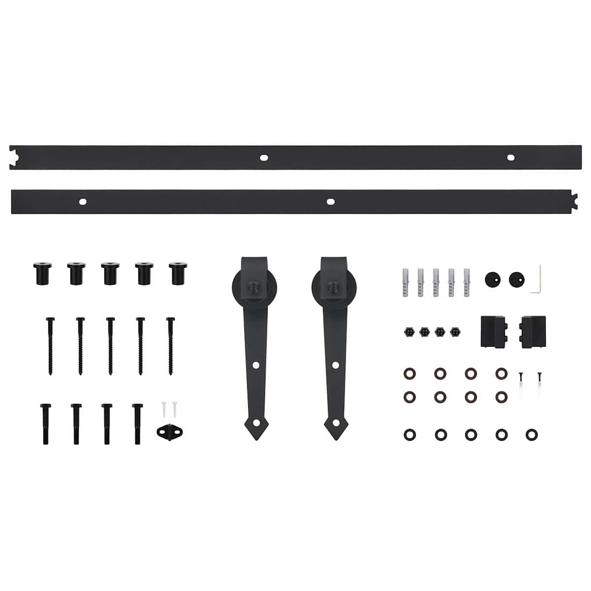Skydedør 90 x 210 cm Massivt fyrretræ - Billede 9