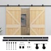 vidaXL Libisev uks 2 tk 90 x 210 cm Toekas m&auml;nnipuit