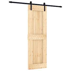 vidaXL Libisev uks 70 x 210 cm Tahke m&auml;nnipuit (t&ouml;&ouml;tlemata)