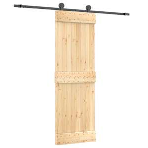 vidaXL Libisev uks 70 x 210 cm Tahke m&auml;nnipuit (t&ouml;&ouml;tlemata)