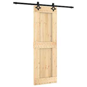 vidaXL Libisev uks 70 x 210 cm Tahke m&auml;nnipuit (t&ouml;&ouml;tlemata)