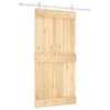 vidaXL Libisev uks 100 x 210 cm Tahke m&auml;nnipuit (t&ouml;&ouml;tlemata)