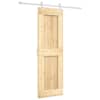 vidaXL Libisev uks 70 x 210 cm Tahke m&auml;nnipuit (t&ouml;&ouml;tlemata)