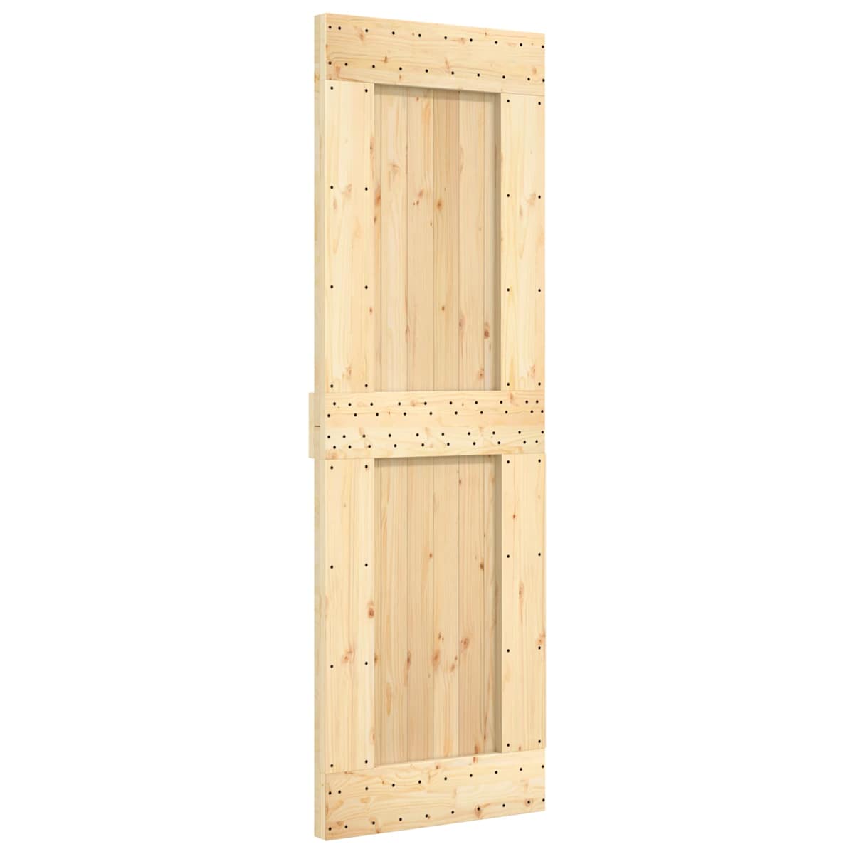 Skydedør 70 x 210 cm Massivt Fyrretræ (Ubehandlet) - Billede 3