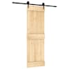 vidaXL Libisev uks 70 x 210 cm Tahke m&auml;nnipuit (t&ouml;&ouml;tlemata)