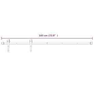 Posuvné dveře Přírodní a bílá 90 x 210 cm - obrázek 12