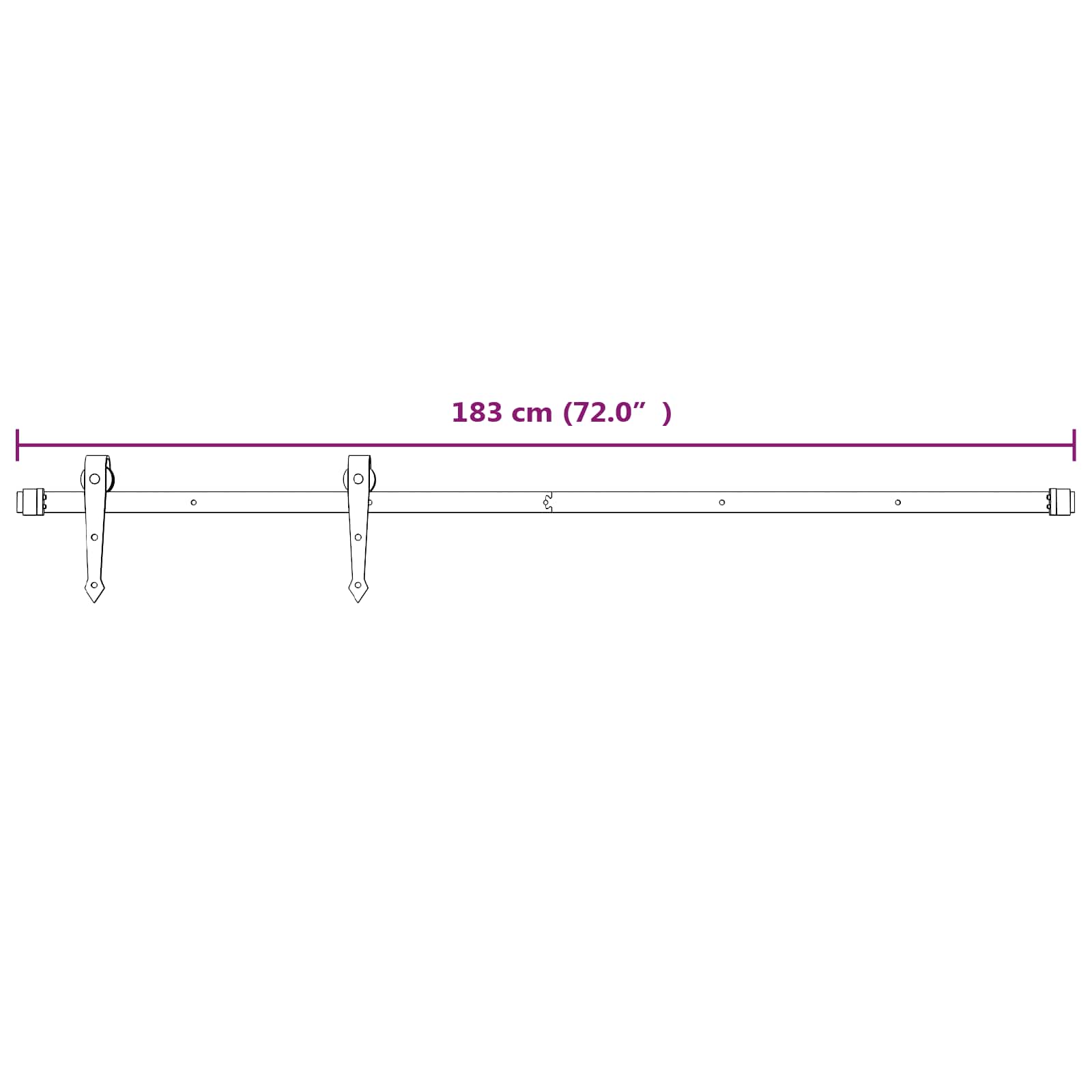 Schuifdeur Natuurlijk en Wit 70 x 210 cm Massief Grenenhout image 12