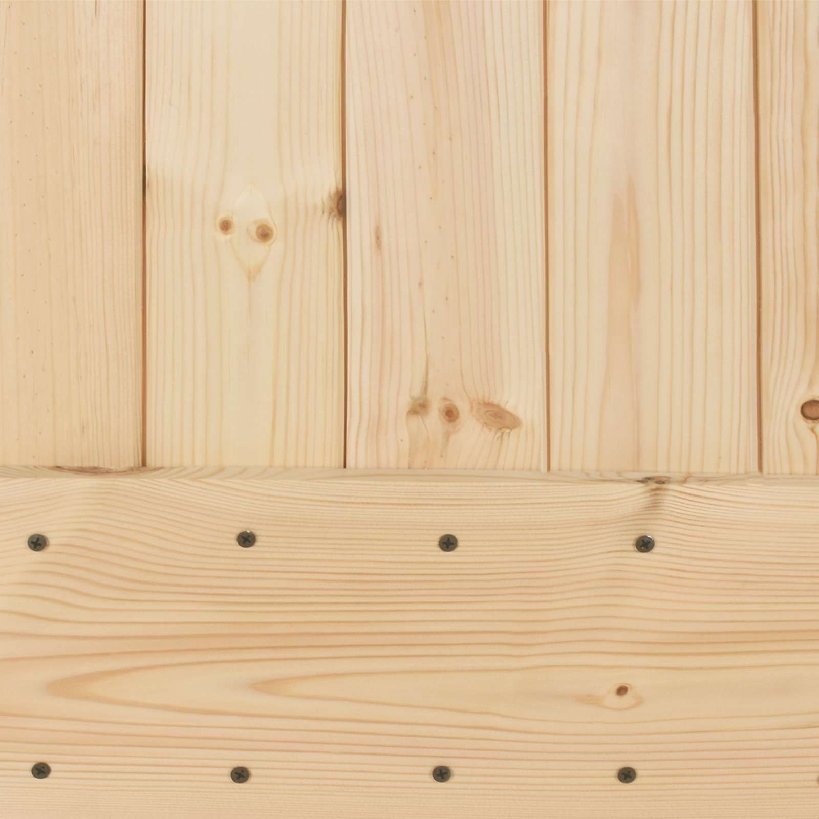 Schuifdeur Naturel en Zwart 100 x 210 cm Massief Grenenhout image 7