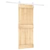 vidaXL Libisev uks 80 x 210 cm Tahke m&auml;nnipuit (t&ouml;&ouml;tlemata)
