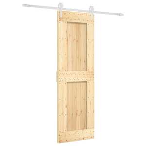 vidaXL Libisev uks 70 x 210 cm Tahke m&auml;nnipuit (t&ouml;&ouml;tlemata)