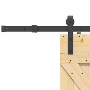Posuvné dveře NARVIK Přirozená a černá 85 x 210 cm (152,5 cm) - obrázek 7