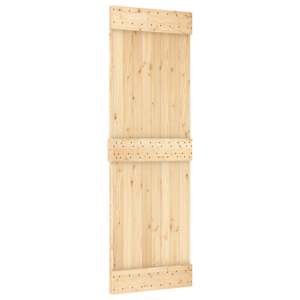 Posuvné dveře NARVIK Přirozená a černá 70 x 210 cm (213,5 cm) - obrázek 2