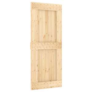 vidaXL Libisev uks NARVIK 85 x 210 cm (152,5 cm) Naturaalne ja must