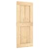 vidaXL Libisev uks NARVIK 85 x 210 cm (213,5 cm) Naturaalne ja must