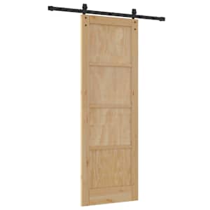 Posuvné dveře Přírodní 73,5 x 211 cm Masivní borovicové dřevo - obrázek 6
