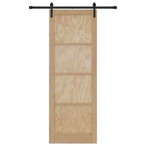 Posuvné dveře Přírodní 83 x 232 cm Masivní borovicové dřevo - obrázek 4