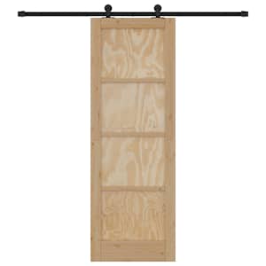 Posuvné dveře Přirozená a černá 73,5 x 211 cm - obrázek 4