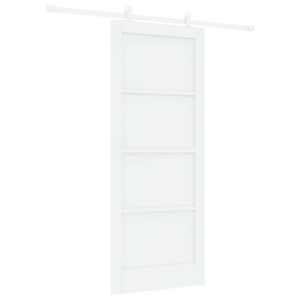 vidaXL Libisev uks Valge 83 x 202 cm Toekas m&auml;nnipuit