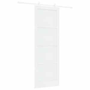 vidaXL Libisev uks Valge 83 x 232 cm Toekas m&auml;nnipuit