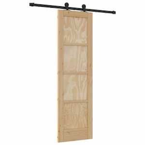vidaXL Libisev uks ORKDAL 61 x 198,5 cm Toekas m&auml;nnipuit Naturaalne
