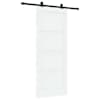 vidaXL Libisev uks ORKDAL 83 x 202 cm Toekas m&auml;nnipuit Valge