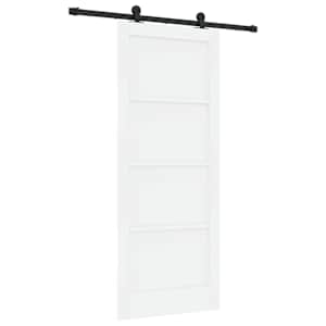 vidaXL Libisev uks ORKDAL 83 x 202 cm Toekas m&auml;nnipuit Valge