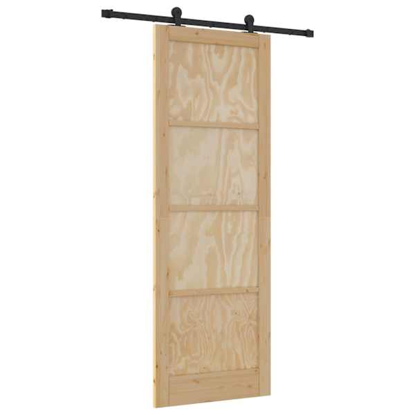 vidaXL Libisev uks ORKDAL 83 x 232 cm Toekas m&auml;nnipuit Naturaalne