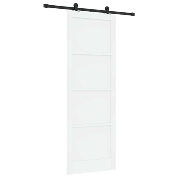 vidaXL Libisev uks ORKDAL 83 x 232 cm Toekas m&auml;nnipuit Valge
