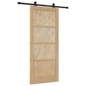 vidaXL Libisev uks ORKDAL 86 x 198,5 cm Toekas m&auml;nnipuit Naturaalne