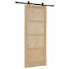 vidaXL Libisev uks ORKDAL 86 x 211 cm Tehispuit Naturaalne