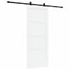 vidaXL Libisev uks ORKDAL 83 x 202 cm Toekas m&auml;nnipuit Valge