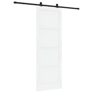 vidaXL Libisev uks ORKDAL 83 x 232 cm Toekas m&auml;nnipuit Valge