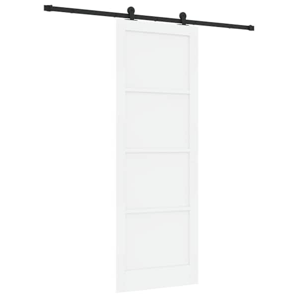 vidaXL Libisev uks ORKDAL 83 x 232 cm Toekas m&auml;nnipuit Valge