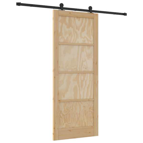 vidaXL Libisev uks ORKDAL 86 x 211 cm Toekas m&auml;nnipuit Naturaalne