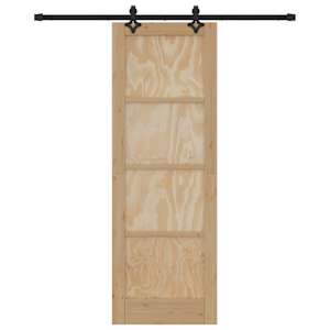 Posuvné dveře Přirozená a černá 73,5 x 211 cm - obrázek 4
