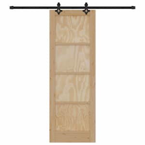 Posuvné dveře Přirozená a černá 73,5 x 211 cm - obrázek 4