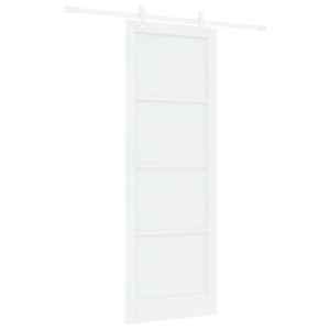vidaXL Libisev uks Valge 83 x 232 cm Toekas m&auml;nnipuit