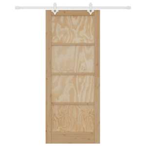 Posuvné dveře Přírodní a bílá 86 x 211 cm - obrázek 4