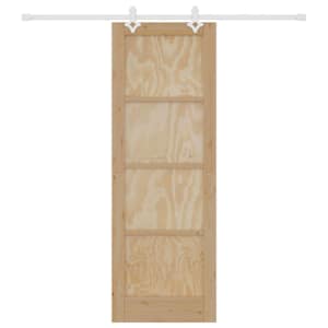 Posuvné dveře Přírodní a bílá 73,5 x 211 cm - obrázek 4