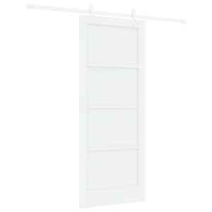 vidaXL Libisev uks Valge 83 x 202 cm Toekas m&auml;nnipuit