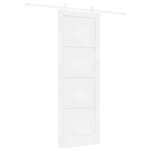 vidaXL Libisev uks Valge 83 x 232 cm Toekas m&auml;nnipuit